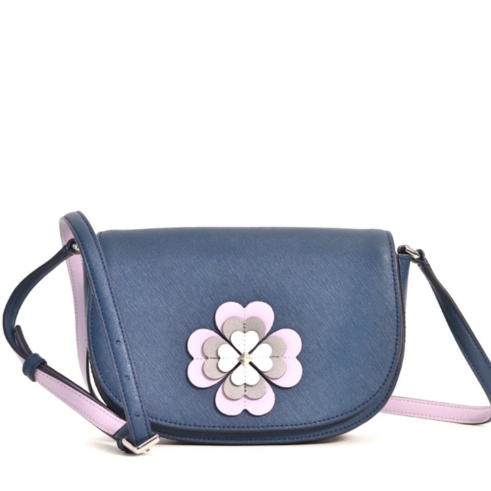 NWT Kate Spade Flower Applique Crossbody Bag - Picture 6 of 10